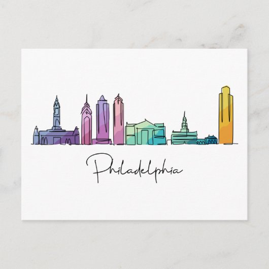 Carte Postale Philadelphie PENNSYLVANIE (Devant)