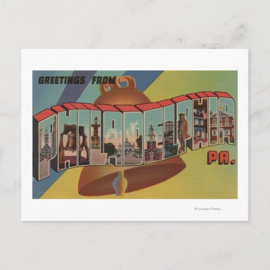 Carte Postale Philadelphie, Pennsylvanie (Liberty Bell) (Devant)