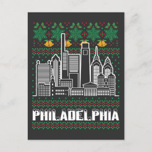 Carte Postale Philadelphie Pennsylvanie Noël laid