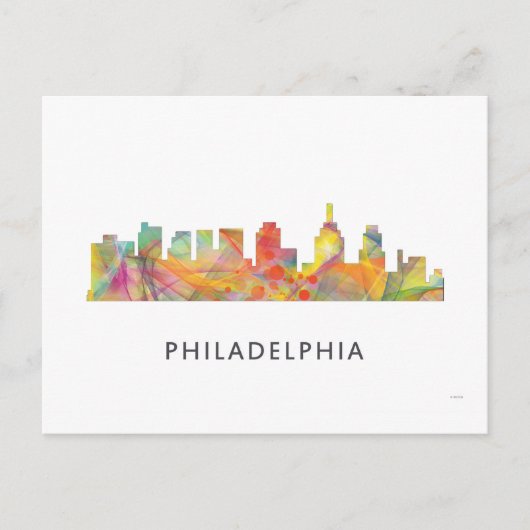 CARTE POSTALE PHILADELPHIE PENNSYLVANIE SKYLINE WB1 - (Devant)
