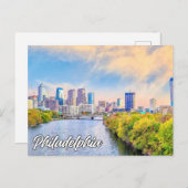 Carte Postale Philadelphie, Pennsylvanie, USA (Devant / Derrière)