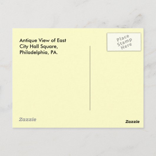 Carte Postale Philadelphie Pennsylvanie View Incluant Wanamaker (Dos)