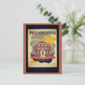 Carte Postale Philadelphie Pennsylvanie Vintage voyage (Debout devant)