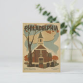 Carte Postale Philadelphie Pennsylvanie Vintage voyage (Debout devant)