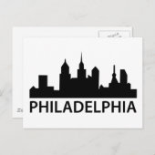 Carte Postale Philadelphie Skyline (Devant / Derrière)