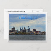 Carte Postale Philadelphie Skyline (Devant / Derrière)