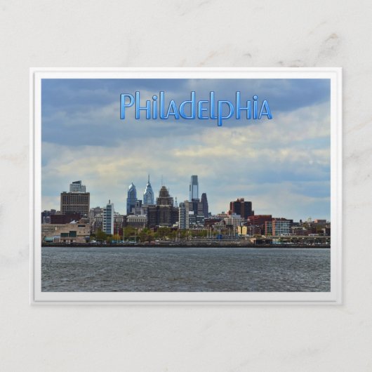 Carte Postale Philadelphie Skyline (Devant)