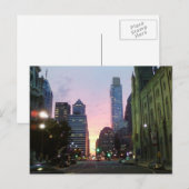 Carte postale Philadelphie Sunset (Devant / Derrière)