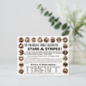 Carte Postale Philadelphie Weekly 1918 Stars & Stripes Journal (Debout devant)