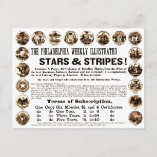 Carte Postale Philadelphie Weekly 1918 Stars & Stripes Journal