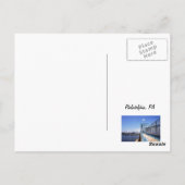 Carte Postale Philadephia PA (Dos)