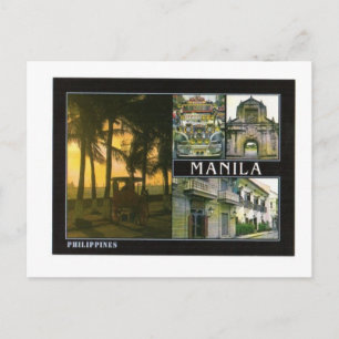 CARTE POSTALE PHILIPINES DE MANILLE