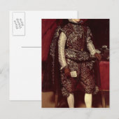 Carte Postale Philippe IV d'Espagne en Brown et argent (Devant / Derrière)