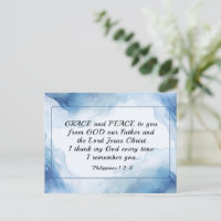 Philippiens 1:2-3 Grâce et Paix à Vous, Bible