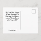 Carte Postale Philippiens 1:6 J'ai confiance en cette Bible Vers (Dos)