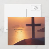 CARTE POSTALE PHILIPPIENS 4:13 (Devant / Derrière)