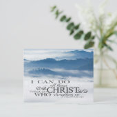 Carte Postale Philippiens 4:13 Toutes les choses par la Bible du (Debout devant)