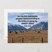 Carte Postale Philippiens 4:19 (Devant / Derrière)