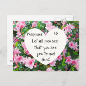 Carte Postale Philippiens 4:5 (Devant / Derrière)