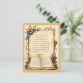 Carte Postale Philippiens 4:6-7 Bible chrétienne Verse Art (Debout devant)