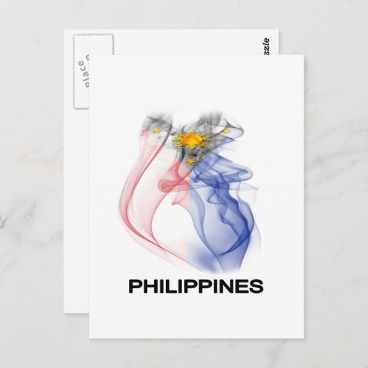 CARTE POSTALE PHILIPPINE FLAMME (Devant / Derrière)