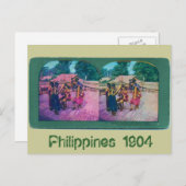 Carte Postale Philippines 1904 (Devant / Derrière)