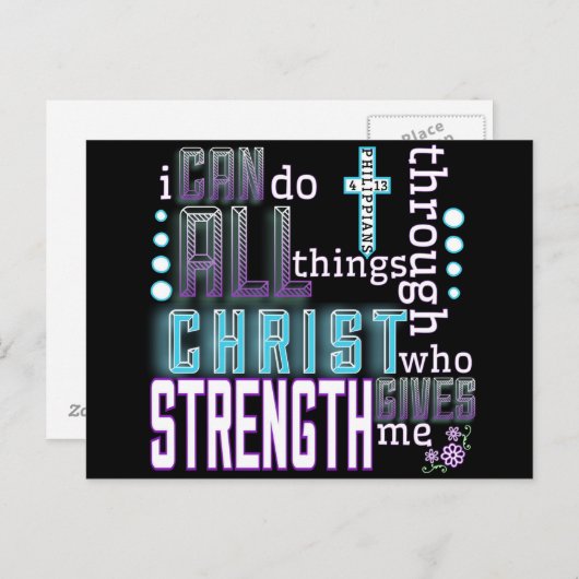 Carte postale - Philippines 4:13 (Devant / Derrière)