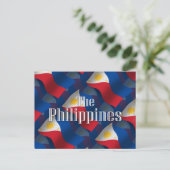 Carte Postale Philippines - Drapeau (Debout devant)