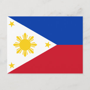 Carte Postale Philippines - Drapeau philippin