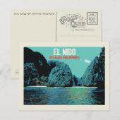 Carte Postale Philippines, El Nido merveille de la nature, Palaw (Devant / Derrière)