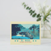 Carte Postale Philippines, El Nido Palawan merveille de la natur (Debout devant)