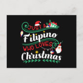Carte Postale Philippines - Les Philippins qui aiment Noël (Devant)