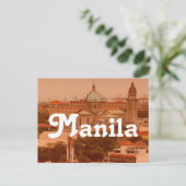 Carte Postale philippines maniaques vintages Aquarelle de voyage (Debout devant)