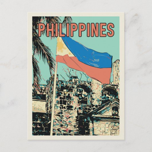 Carte Postale Philippines, Manille Intramuros, Fort de Santiago (Devant)