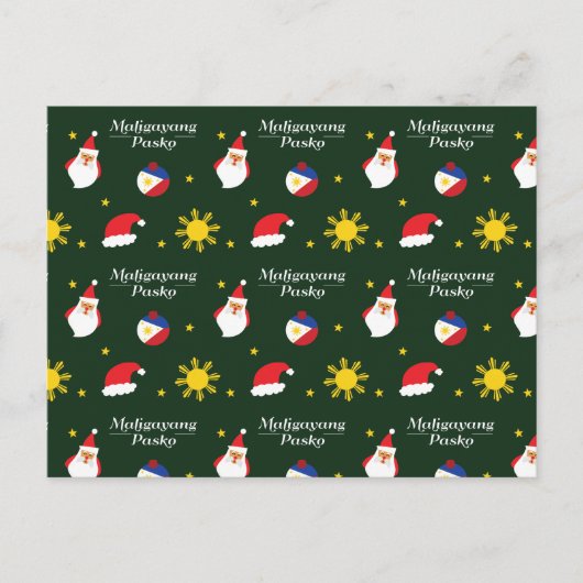 Carte Postale Philippines Noël philippin Joyeux Noël (Devant)