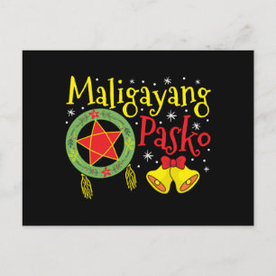 Carte Postale Philippines Noël philippin Maligayang Pasko