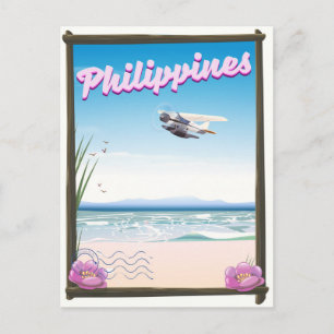 Carte Postale Philippines Travel poster