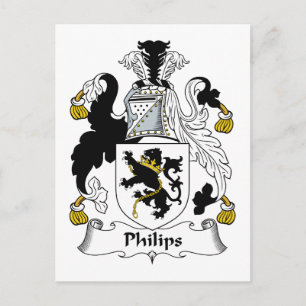 Carte Postale Philips Family Crest