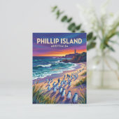 Carte Postale Phillip Island Australie (Debout devant)