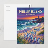 Carte Postale Phillip Island Australie (Devant / Derrière)