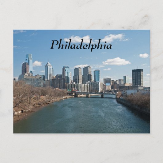 Carte Postale Philly hiver (Devant)