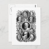 Carte Postale Philosophage grec (Devant / Derrière)