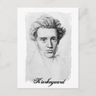 Carte Postale Philosophe Soren Kierkegaard