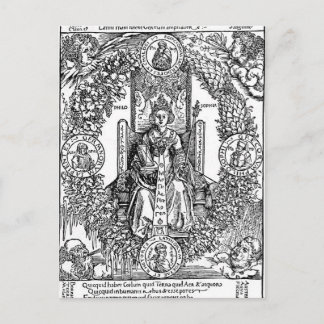 Carte Postale Philosophie par Albrecht Durer