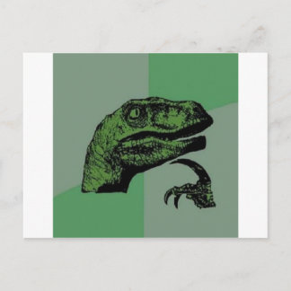 Carte Postale Philosoraptor