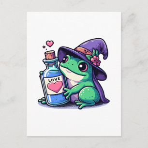 Carte Postale philtre d'amour kawaii sorcière
