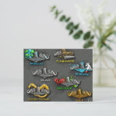 Carte postale "Phins" (Debout devant)