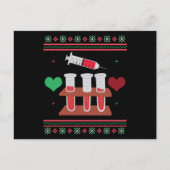 Carte Postale Phlebotomiste Vilain Noël Sweat Noël Noël (Devant)