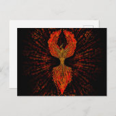 Carte Postale Phoenix Arbre de Vie (Devant / Derrière)