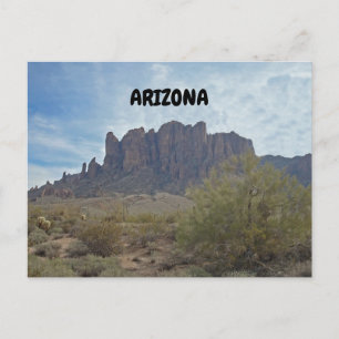 Carte Postale Phoenix Arizona Mountains in the Desert Greeting
